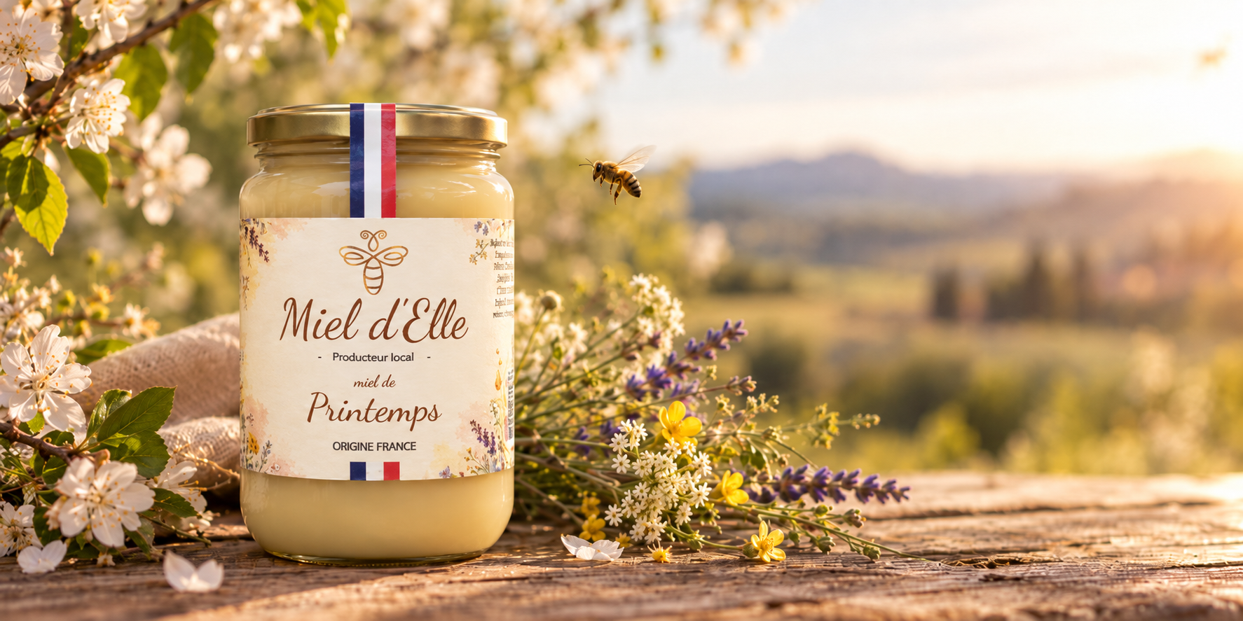 Miel d’Elle, au rucher